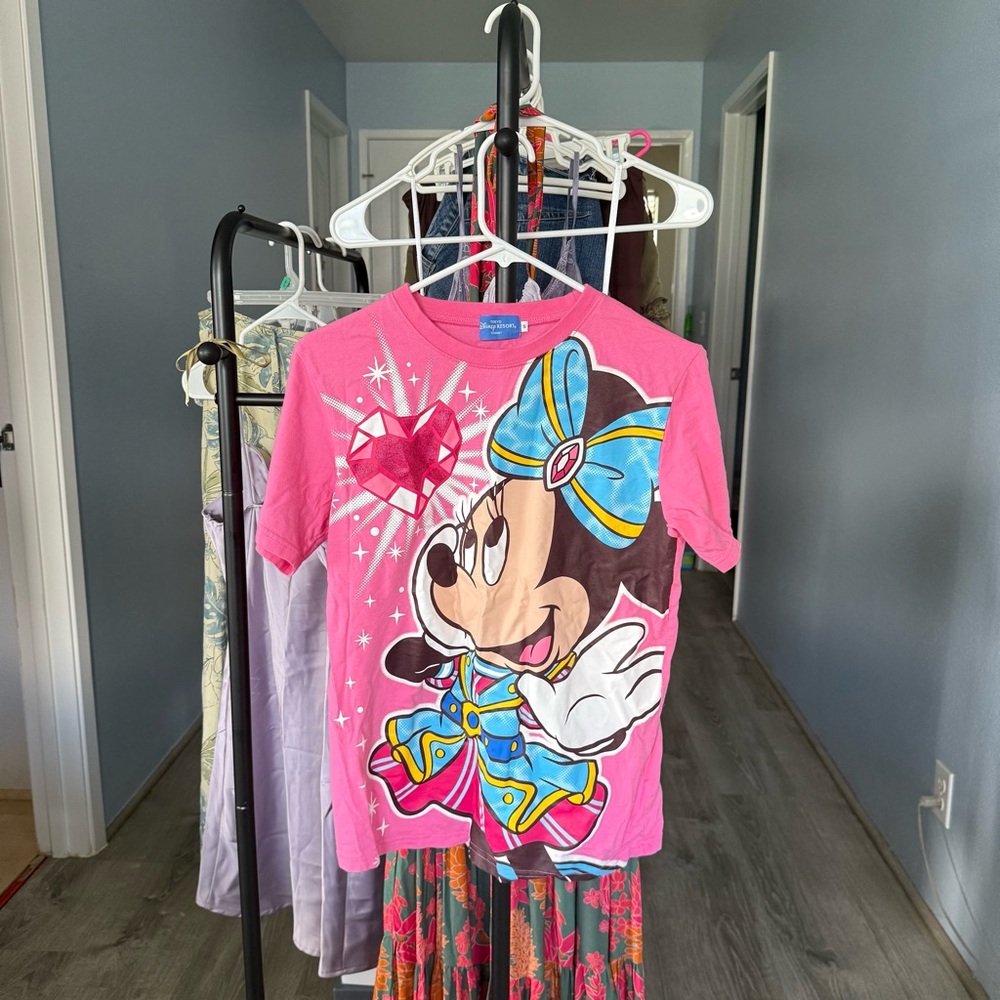 Disney Pink and Blue Graphic Tee